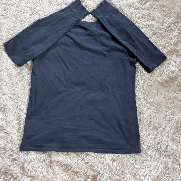 Life Is Good Women’s Stay Positive Long Sleeve Tee - Navy Crusher-Lite - Picture 5 of 5